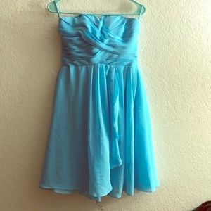 Chiffon Blue Dress
